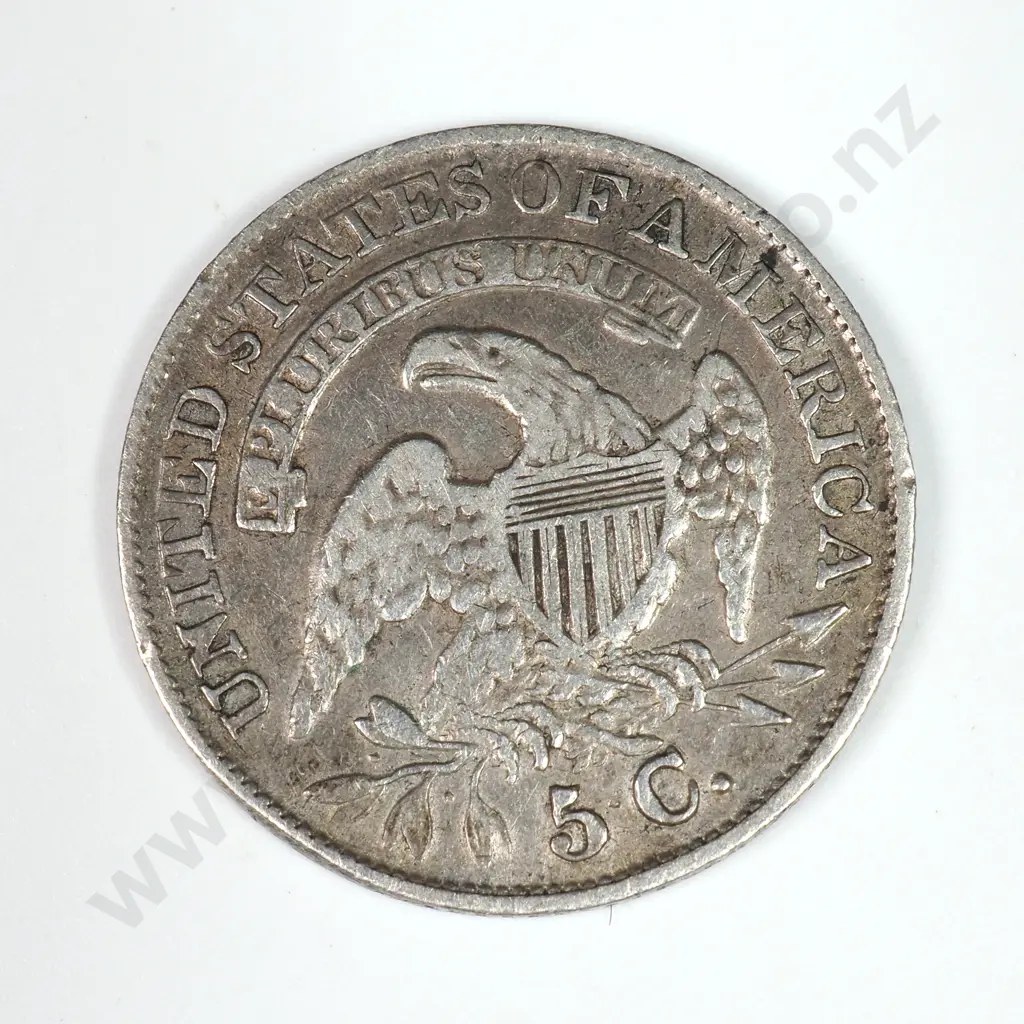 Half Dime: 1832 - Very Fine. C.V USD $165 ( NZD $285 ) Image 1++