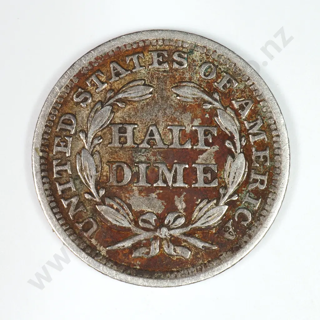 Half Dime: 1841 - Very Fine. C.V USD $52 ( NZD $90 ) Image 1++