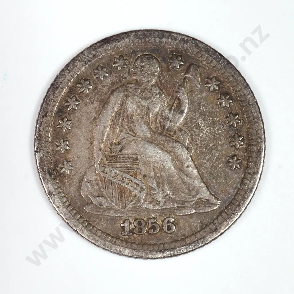 Half Dime: 1856 O - Very Fine. C.V USD $71 ( NZD $120 ) Image 1++