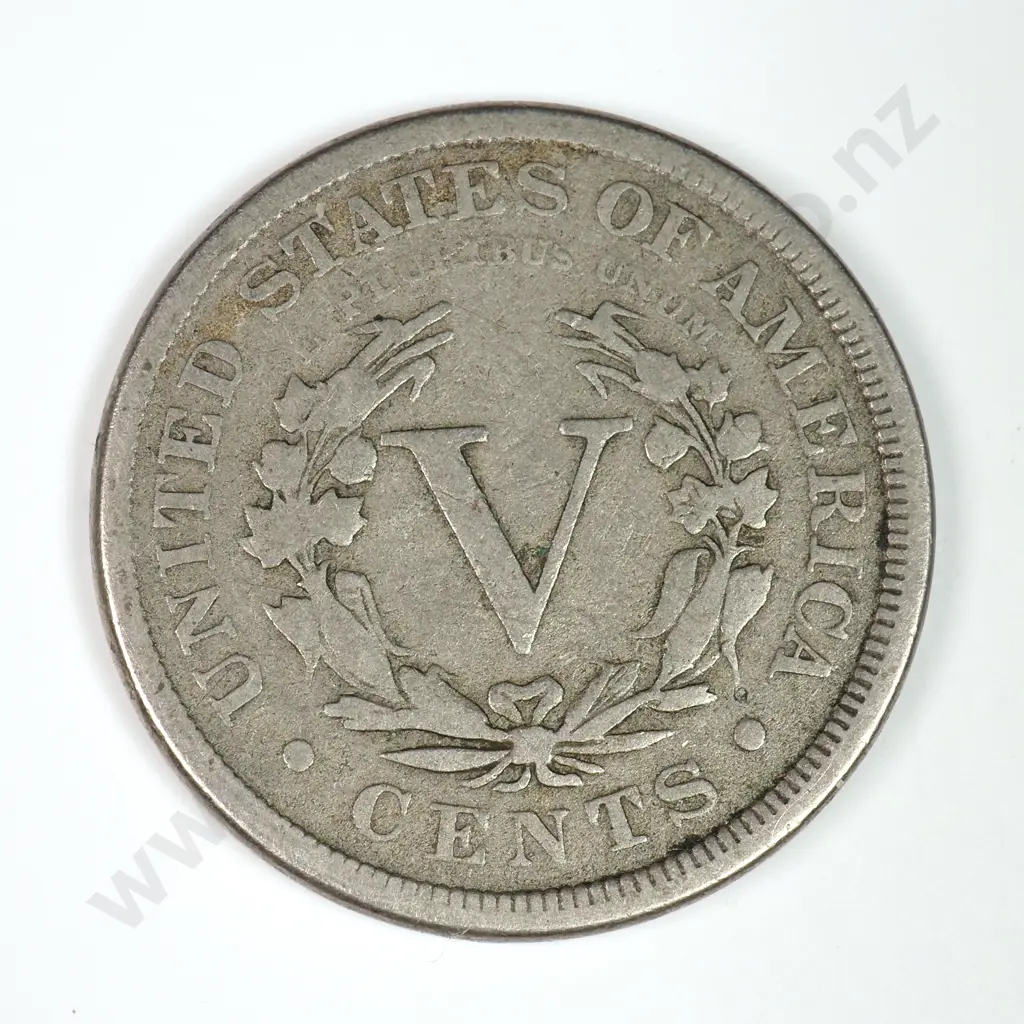 Liberty Nickel: 1887 - Fine. C.V USD $43 ( NZD 75 ) Image 1++