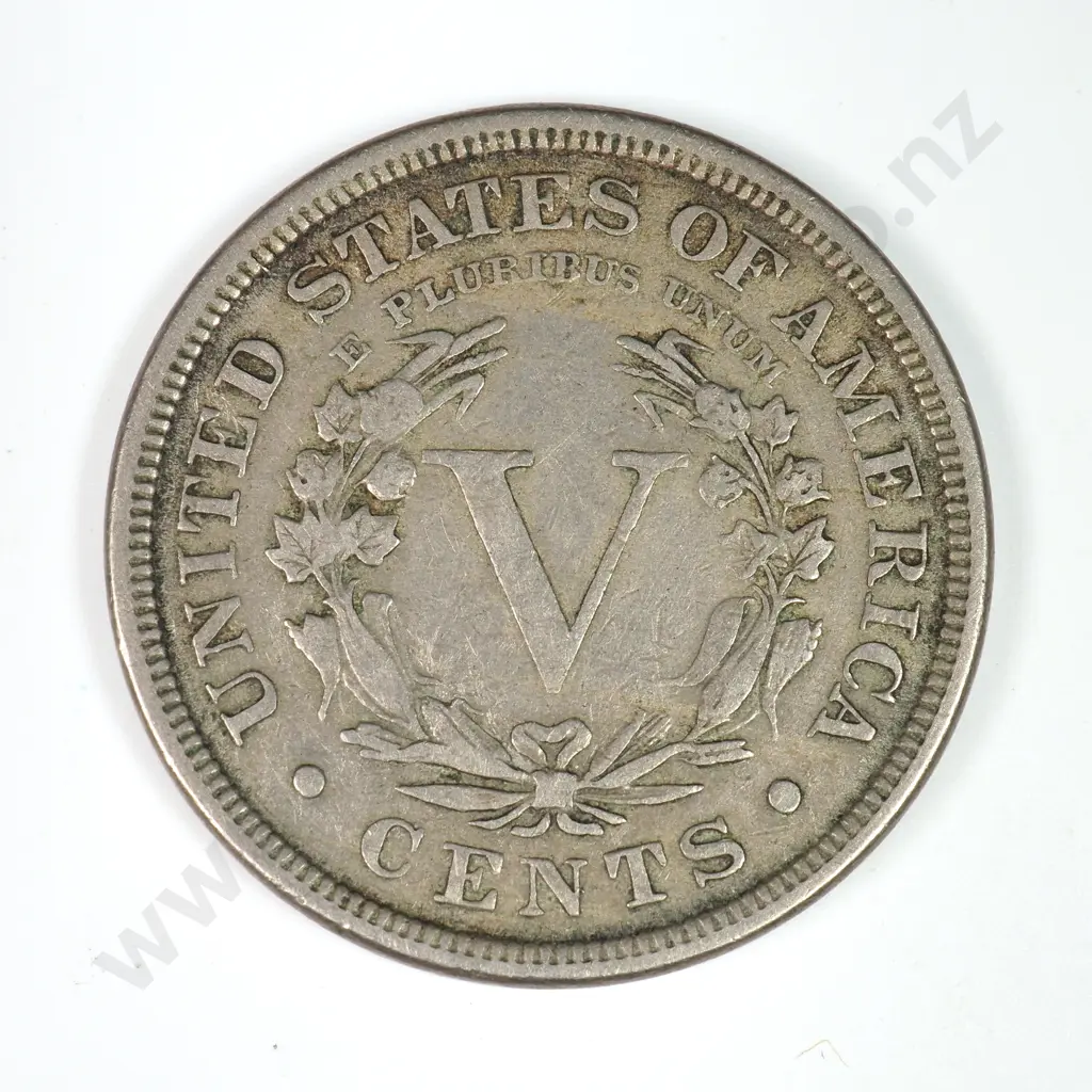 Liberty Nickel: 1888 - Very Fine. C.V USD $148 ( NZD 255 ) Image 1++