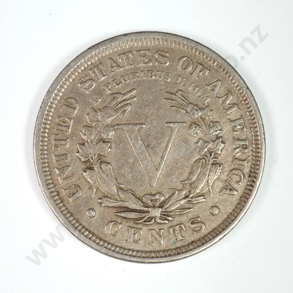 Liberty Nickel: 1911 - Very Fine. C.V USD $19 ( NZD 35 ) Image 1++