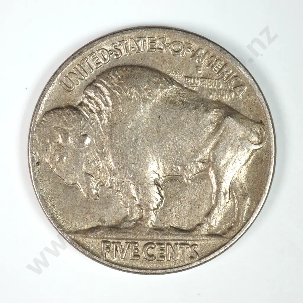 Buffalo Nickel: 1914 - Extremely Fine. C.V USD $46 ( NZD 80 ) Image 1++