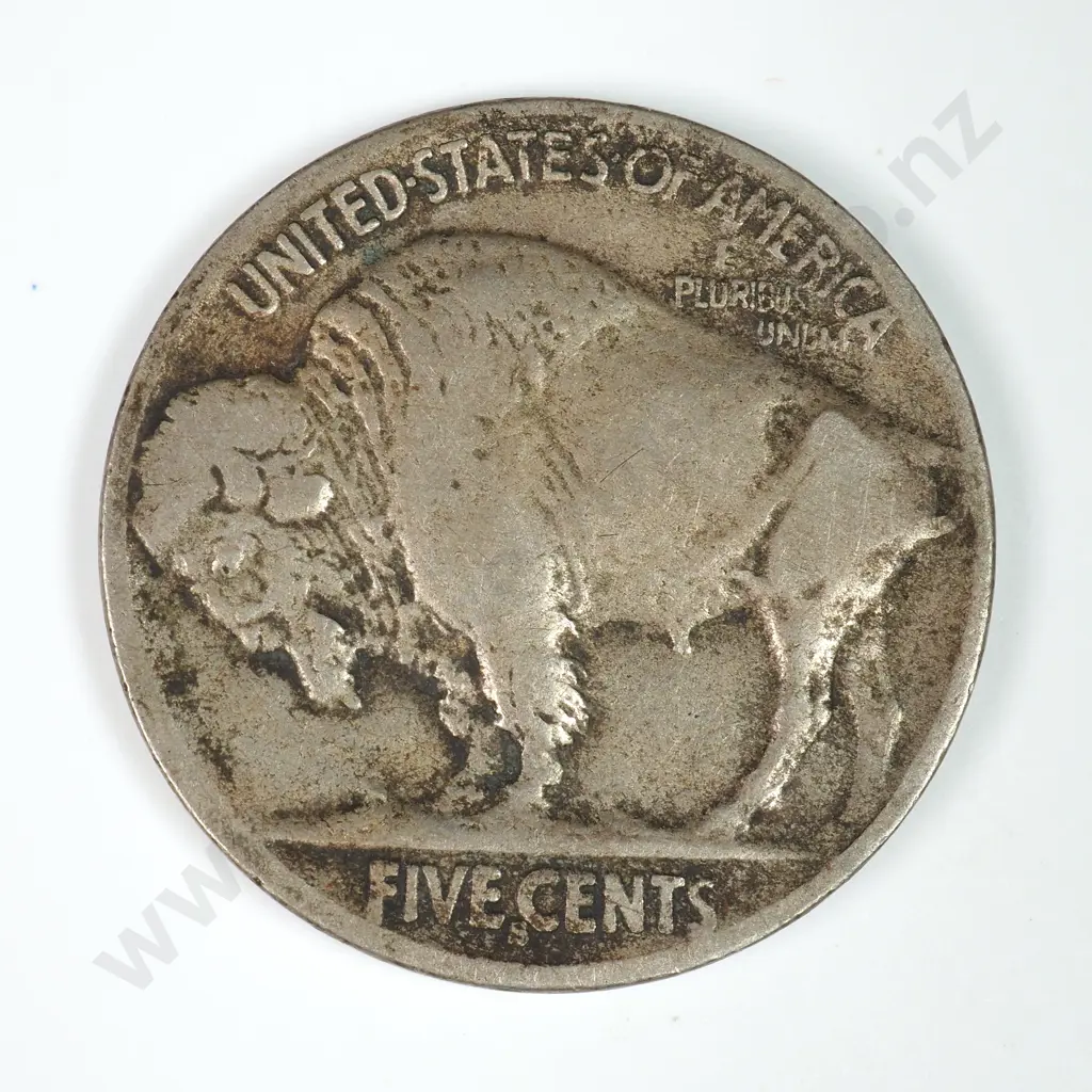 Buffalo Nickel: 1914 S - Very Fine. C.V USD $81 ( NZD 140 ) Image 1++