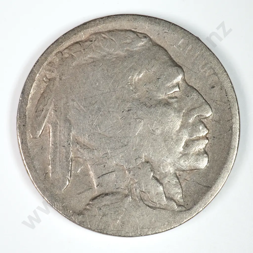 Buffalo Nickel: 1915 D - Good. C.V USD $34 ( NZD 60 ) Image 1++
