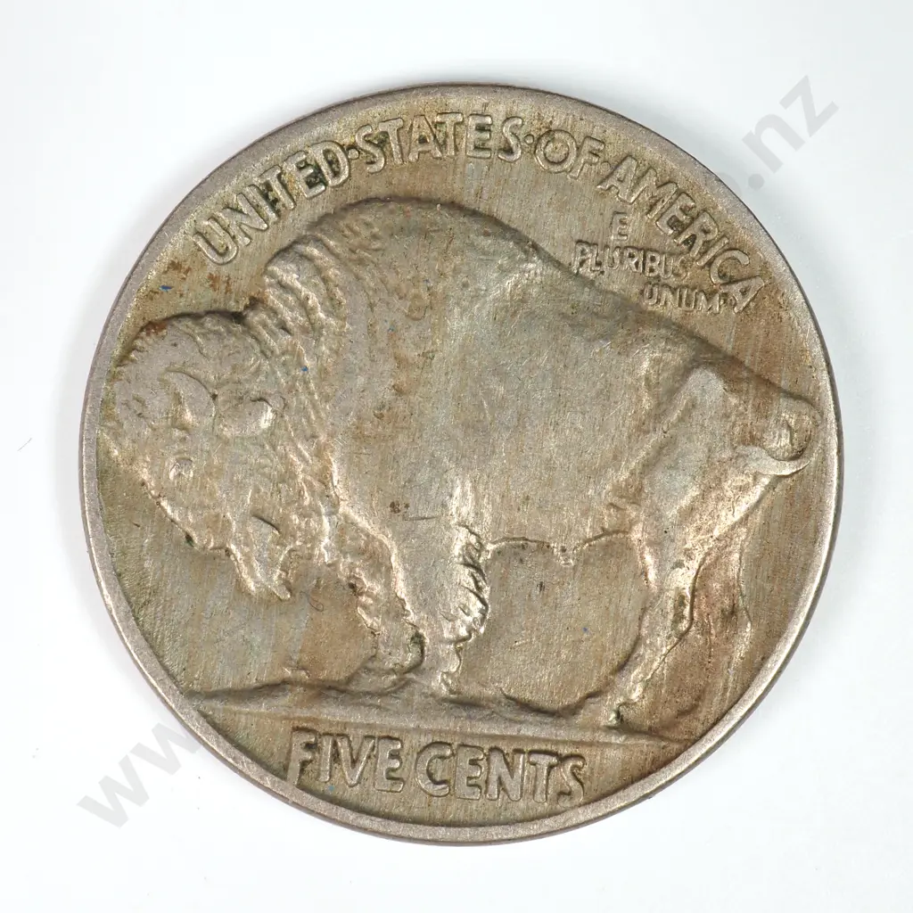 Buffalo Nickel: 1918 - Extremely Fine. C.V USD $43 ( NZD 75 ) Image 1++