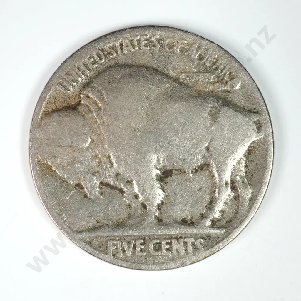Buffalo Nickel: 1925 D - Very Good. C.V USD $30 ( NZD $50 ) Image 1++