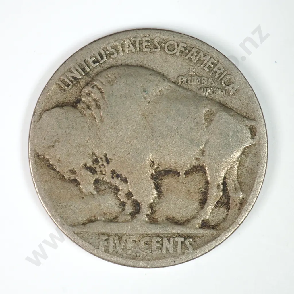 Buffalo Nickel: 1926 D - Very Good. C.V USD $26 ( NZD $45 ) Image 1++