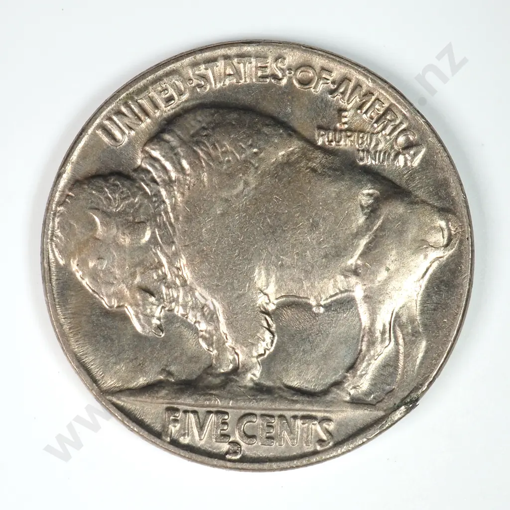 Buffalo Nickel: 1935 D - Uncirculated. C.V USD $92 ( NZD $160 ) Image 1++