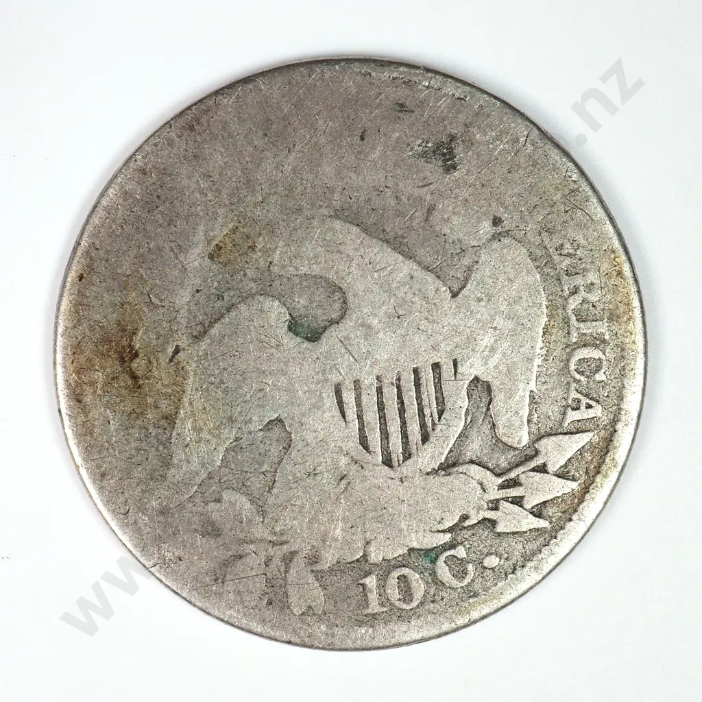 Dime - Capped Bust & Seated Liberty: 1833 - Good. C.V USD $54 ( NZD $95 ) Image 1++