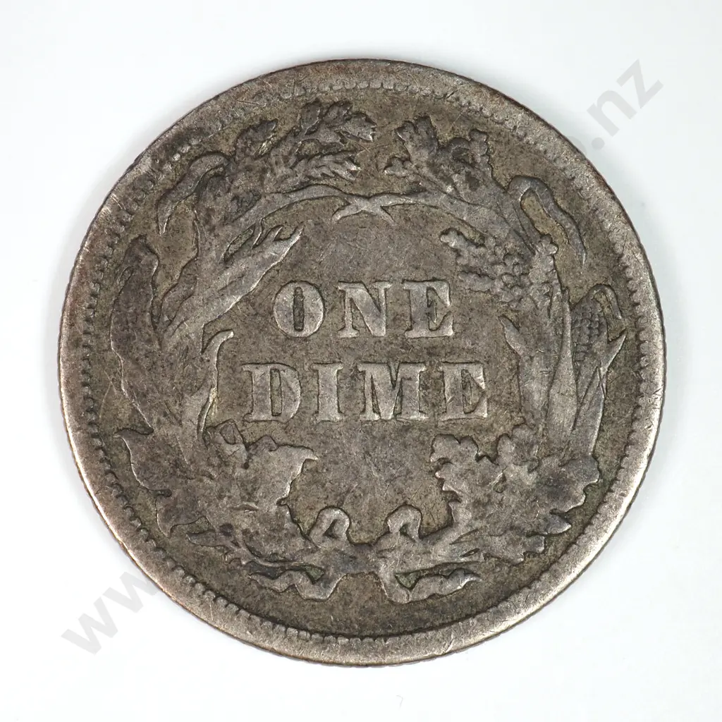 Dime - Capped Bust & Seated Liberty: 1883 - Very Fine. C.V USD $34 ( NZD $60 ) Image 1++
