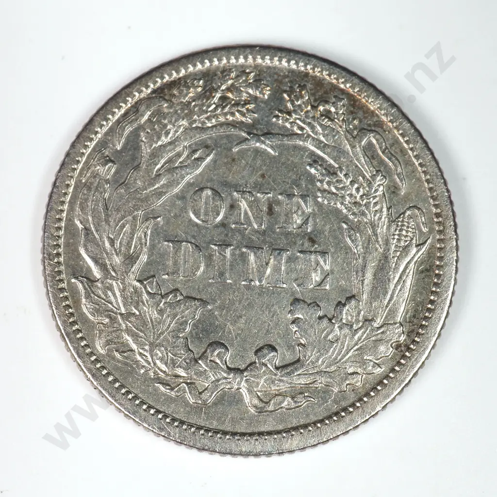 Dime - Capped Bust & Seated Liberty: 1889 - Extremely Fine. C.V USD $47 ( NZD $80 ) Image 1++