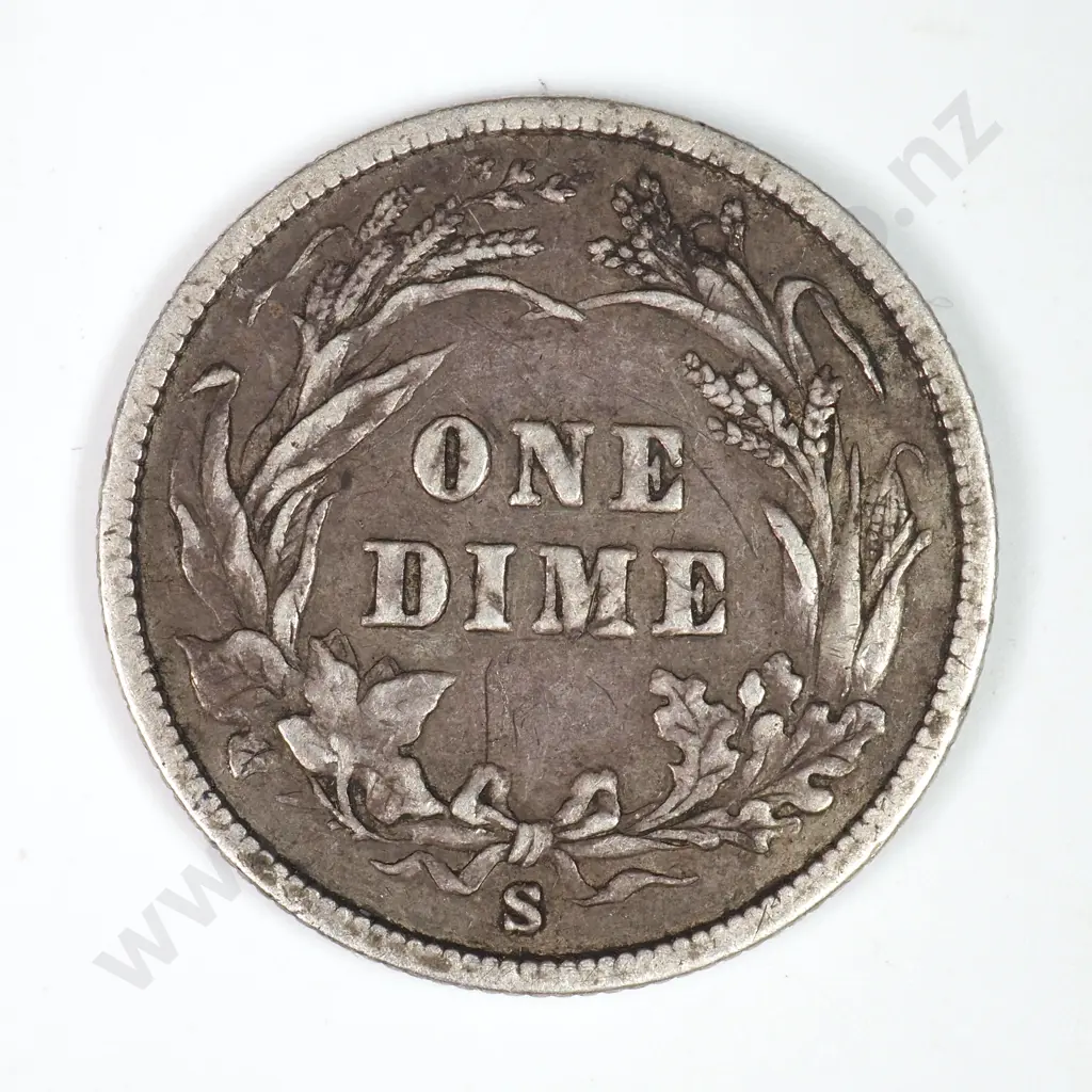 Barber Dime: 1899 S - Very Fine. C.V USD $60 ( NZD $105 ) Image 1++