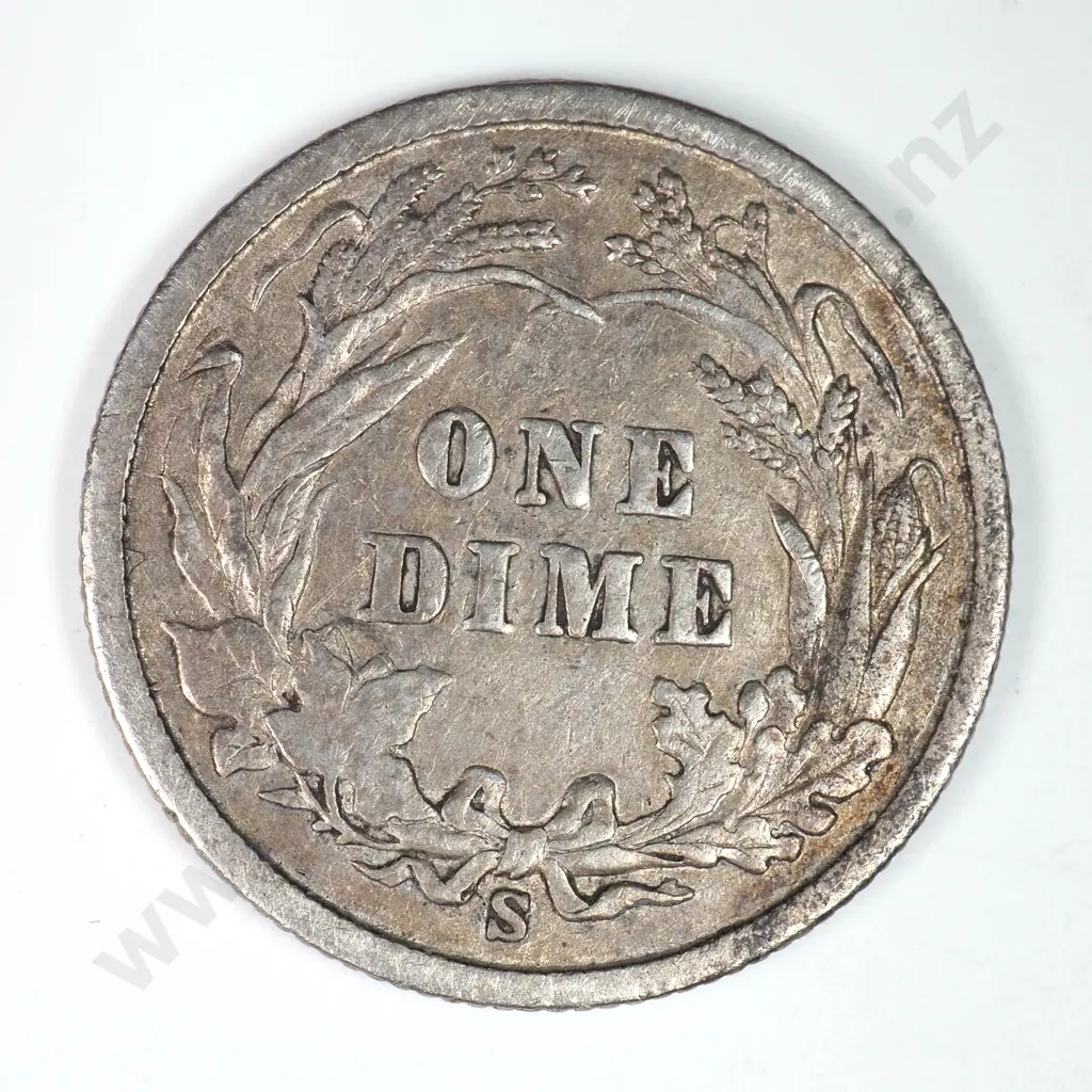 Barber Dime: 1900 S - Very Fine. C.V USD $34 ( NZD $60 ) Image 1++