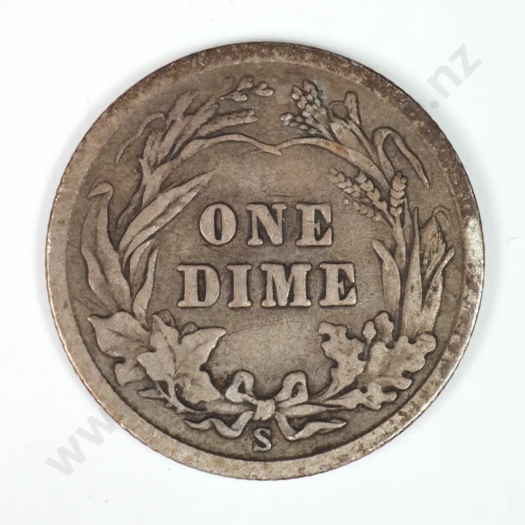 Barber Dime: 1902 S - Fine. C.V USD $77 ( NZD $135 ) Image 1++