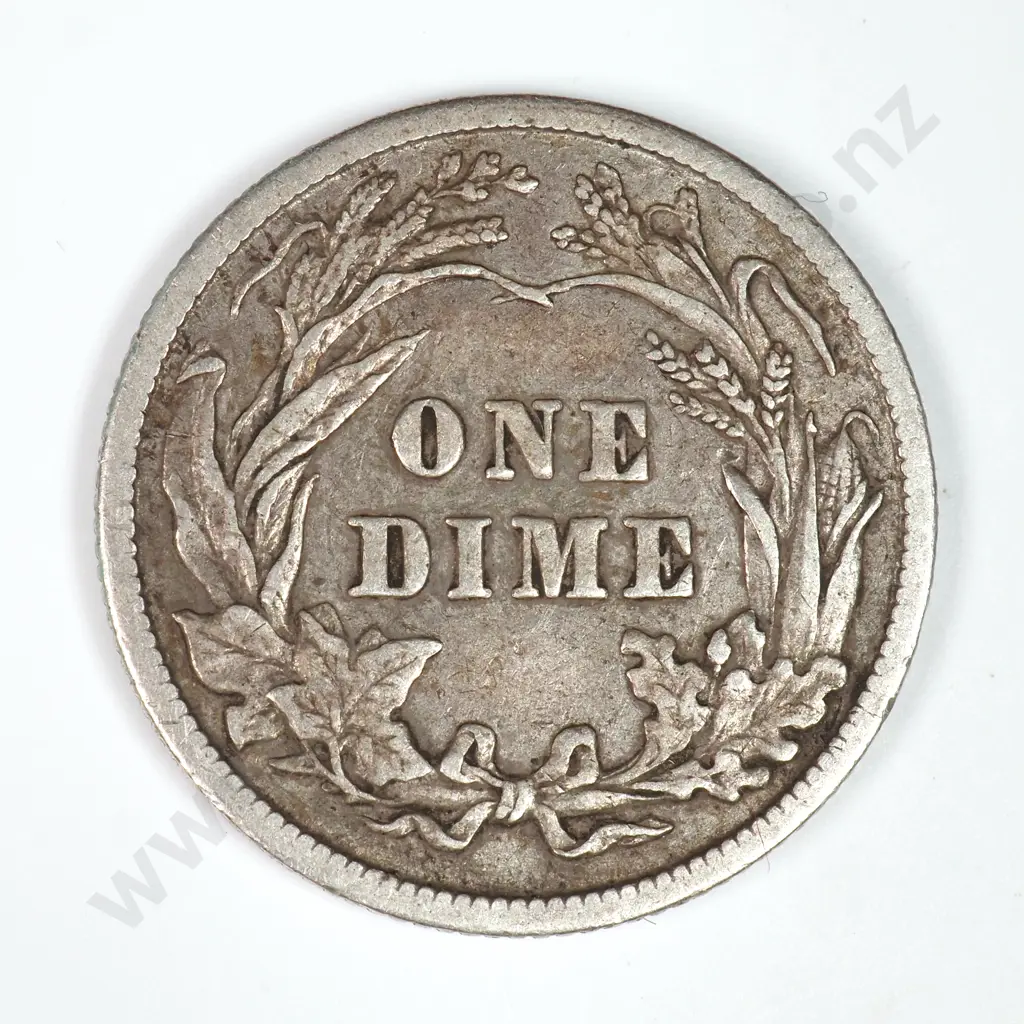 Barber Dime: 1904 - Extremely Fine. C.V USD $42 ( NZD $70 ) Image 1++