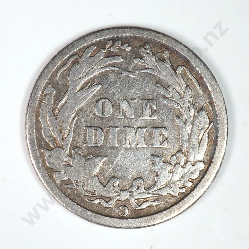 Barber Dime: 1907 O - Fine. C.V USD $49 ( NZD $85 ) Image 1++