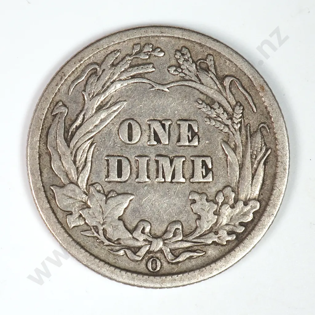 Barber Dime: 1909 O - Very Fine. C.V USD $42 ( NZD $70 ) Image 1++
