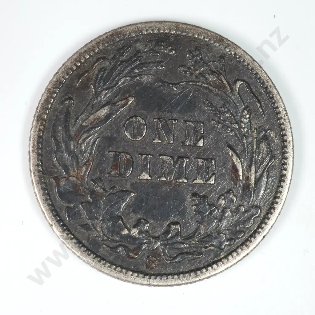 Barber Dime: 1910 S - Dark Very Fine. C.V USD $96 ( NZD $165 ) Image 1++