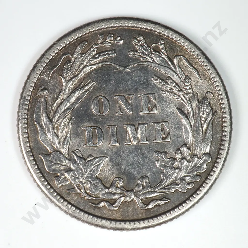 Barber Dime: 1915 - Extremely Fine. C.V USD $42 ( NZD $70 ) Image 1++