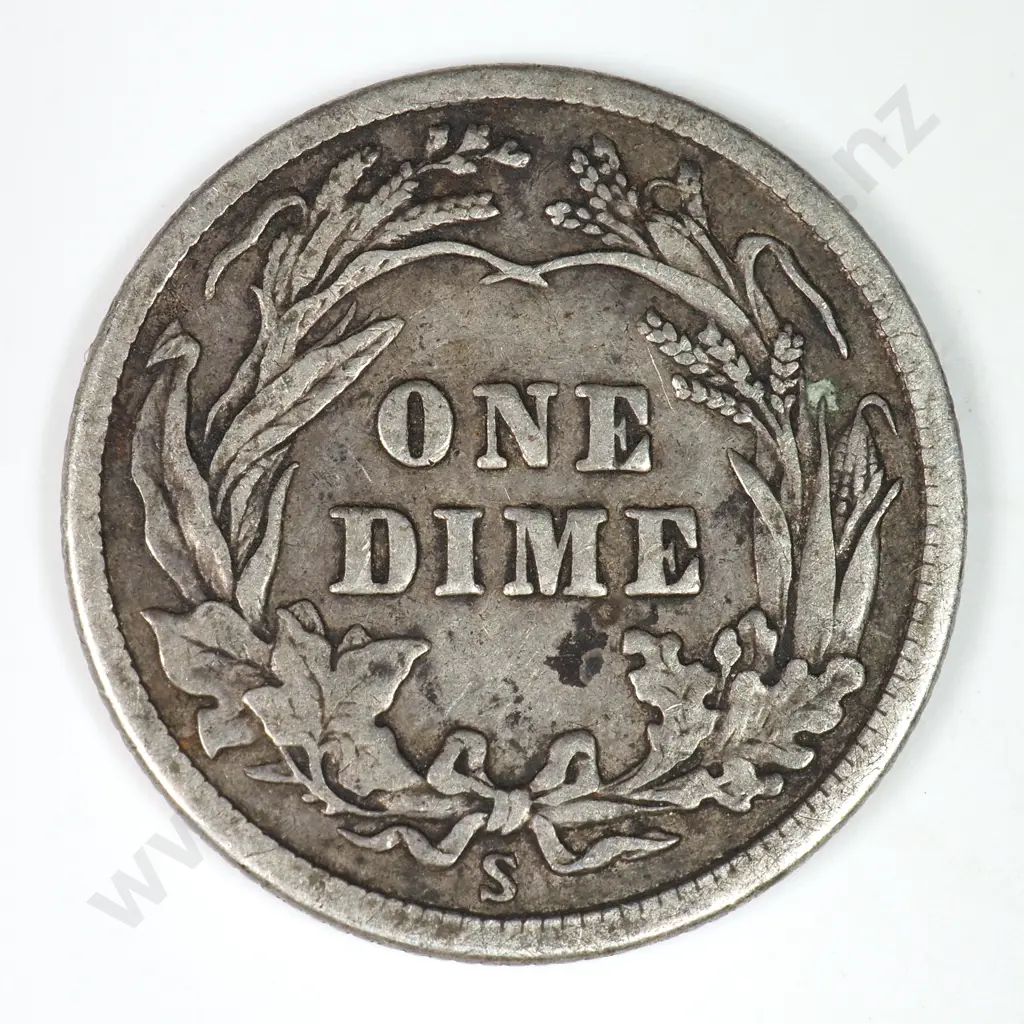 Barber Dime: 1915 S - Very Fine. C.V USD $73 ( NZD $125 ) Image 1++