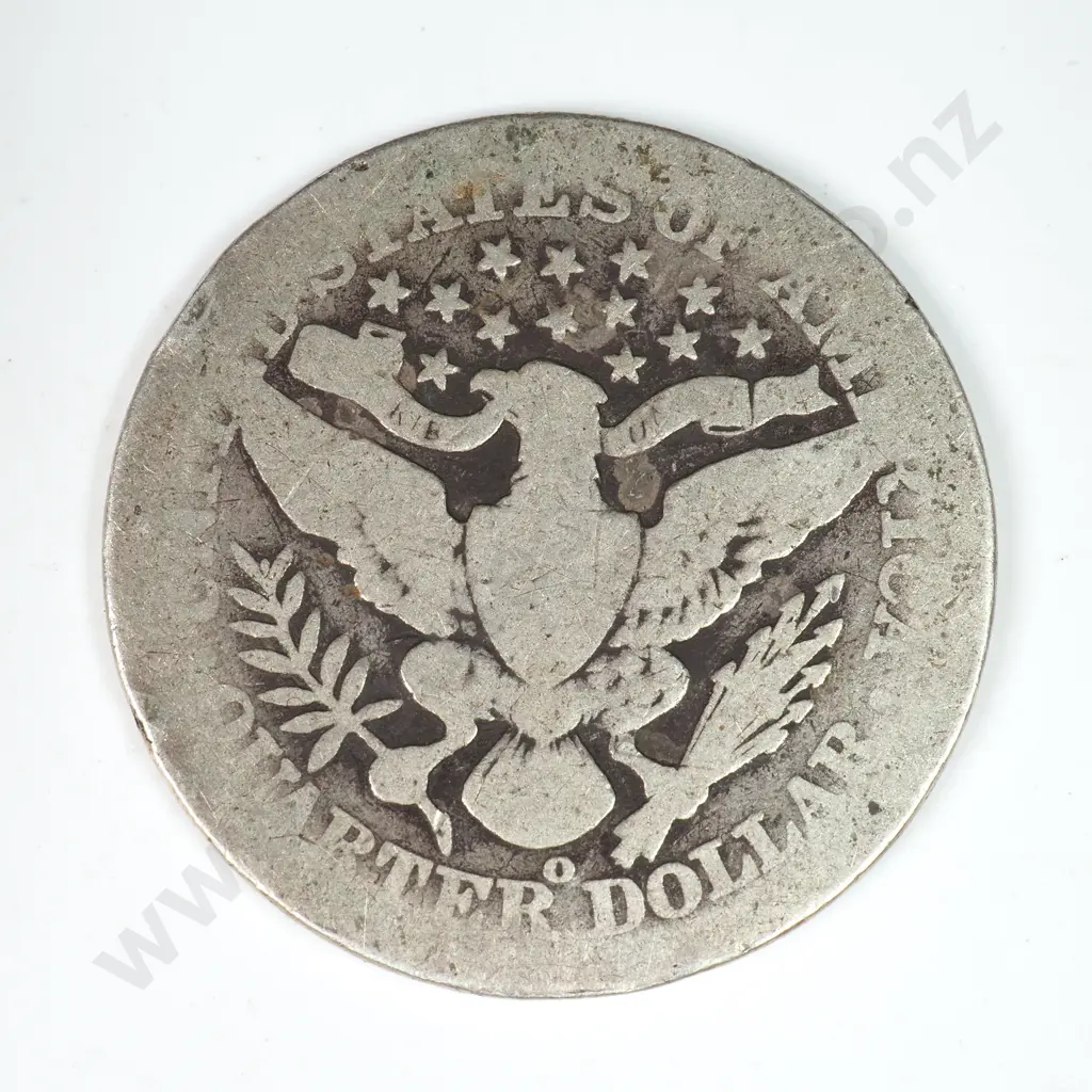 Barber Quarter Dollar: 1901 O - Good. C.V USD $83 ( NZD $145 ) Image 1++