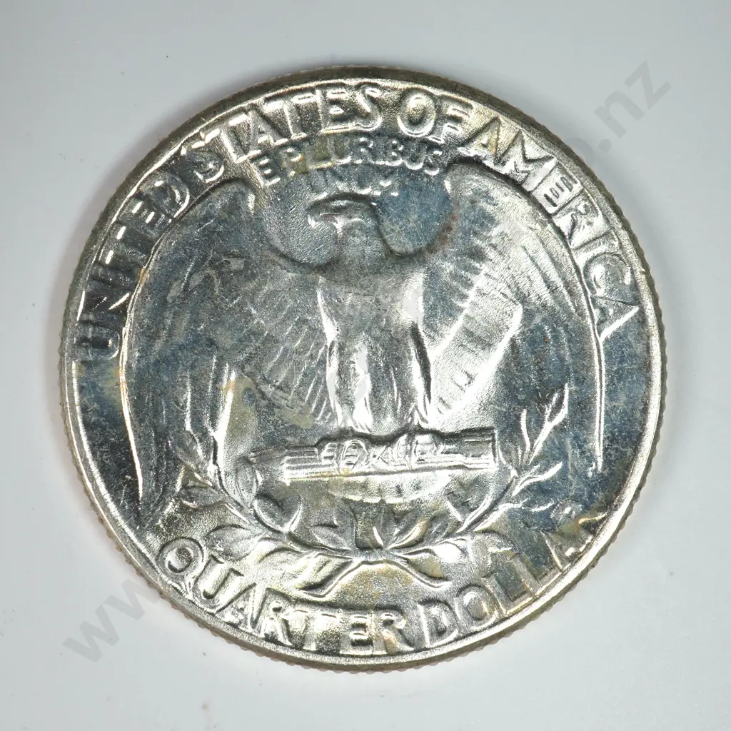 Washington Quarter Dollar: 1951 - Brilliant Uncirculated. C.V USD $21 ( NZD $35 ) Image 1++