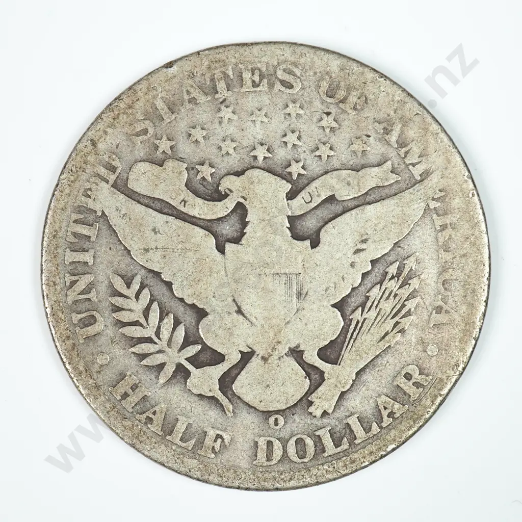 Barber Half Dollar: 1900 O - Good. C.V USD $59 ( NZD $100 ) Image 1++