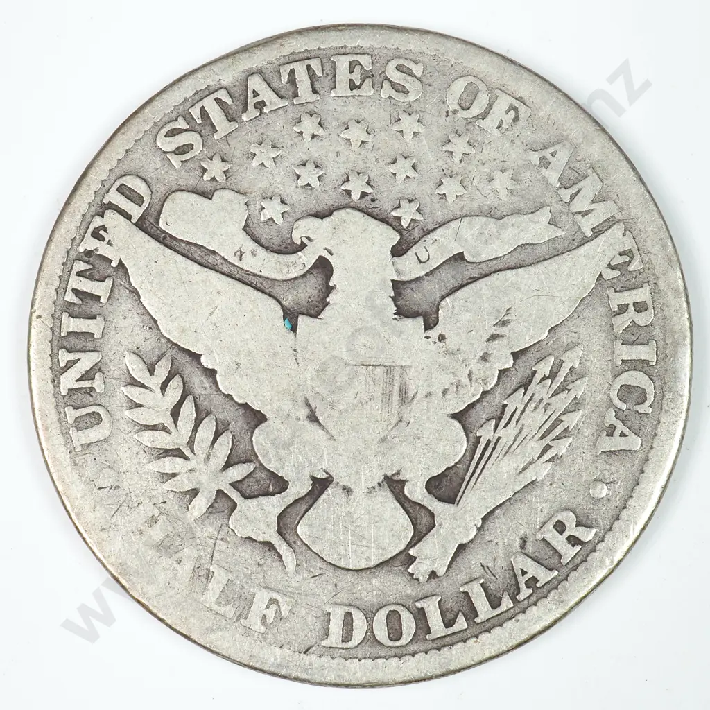 Barber Half Dollar: 1910 - Good. C.V USD $59 ( NZD $100 ) Image 1++