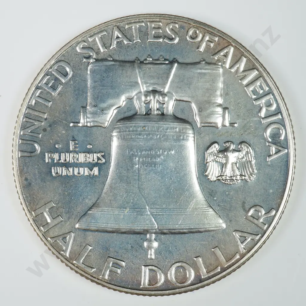 Franklin Half Dollar: 1959 - Proof. C.V USD $50 ( NZD $90 ) Image 1++