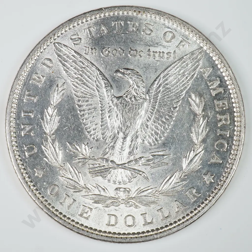 Morgan Dollar: 1879 - MS60 C.V USD $134 ( NZD $230 ) MS65 C.V USD $735 ( NZD $1280 ) Image 1++