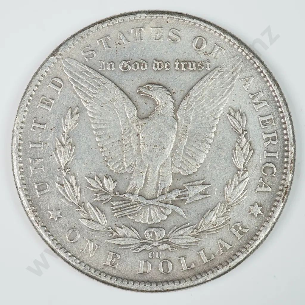 Morgan Dollar: 1881 CC - Very Fine. C.V USD $541 ( NZD $940 ) Image 1++