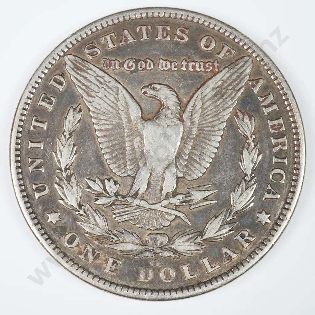 Morgan Dollar: 1882 CC - Very Fine. C.V USD $237 ( NZD $410 ) Image 1++