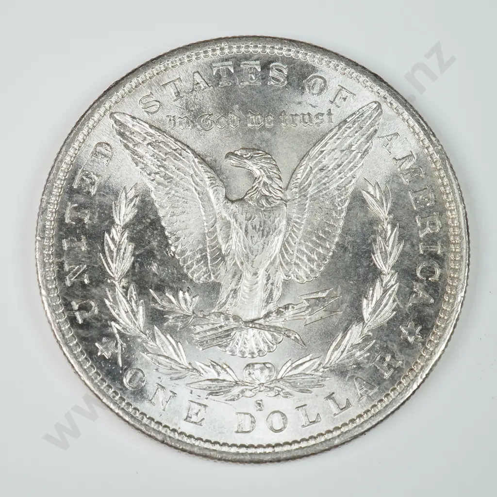 Morgan Dollar: 1882 S - MS60 C.V USD $124 ( NZD $215 ) MS65 C.V USD $308 ( NZD $535 ) Image 1++