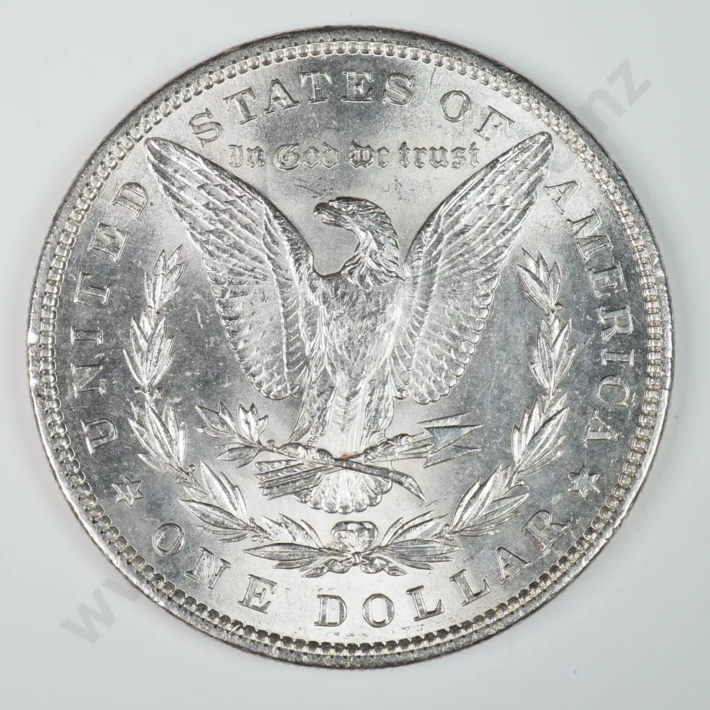 Morgan Dollar: 1884 - MS60 C.V USD $124 ( NZD $215 ) MS65 C.V USD $419 ( NZD $730 ) Image 1++