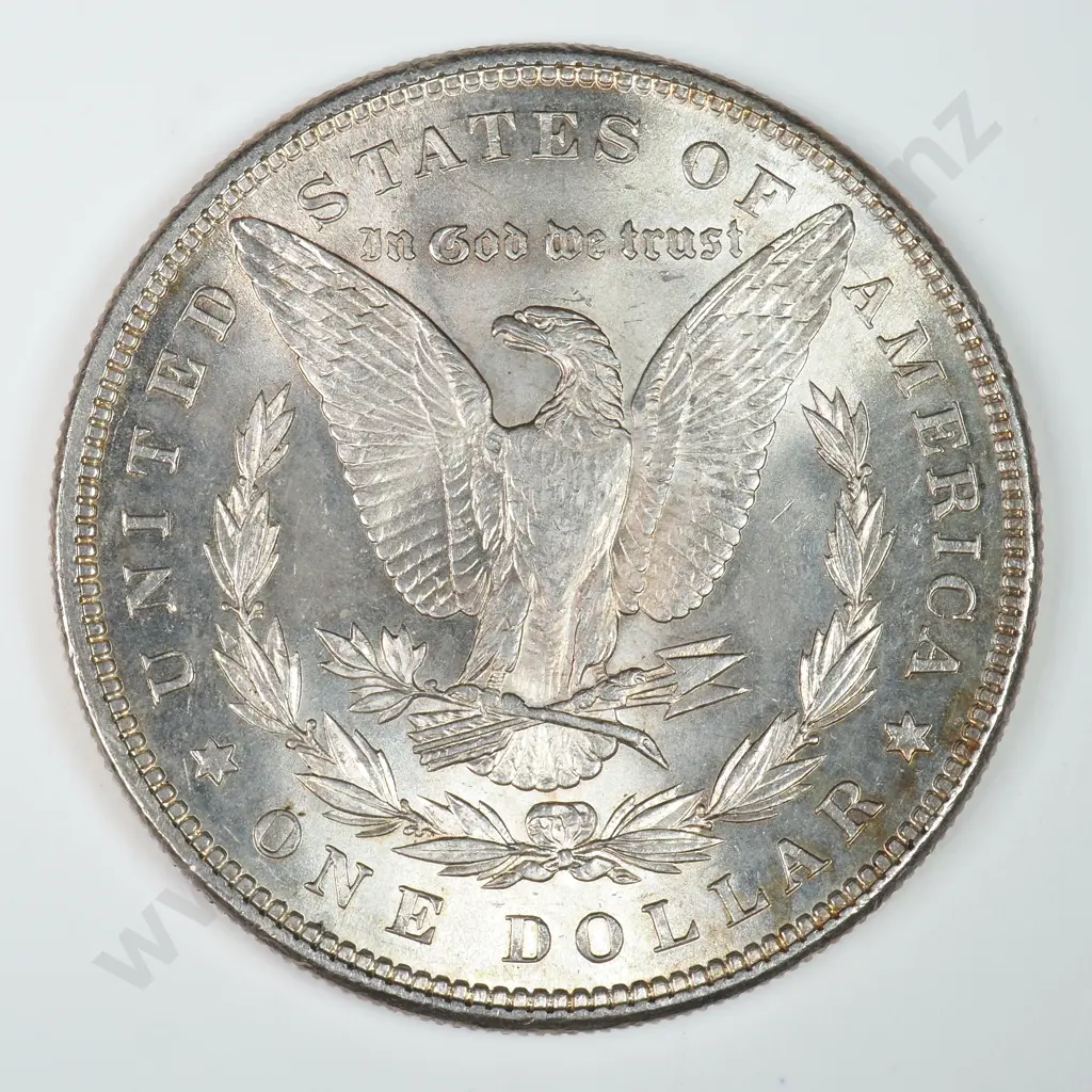 Morgan Dollar: 1885 - MS60 C.V USD $116 ( NZD $200 ) MS65 C.V USD $308 ( NZD $535 ) Image 1++