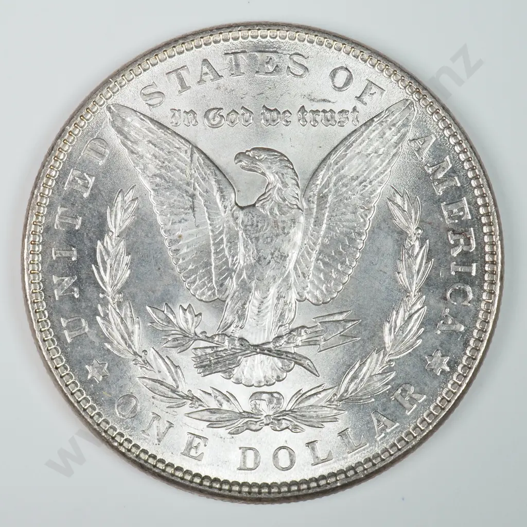 Morgan Dollar: 1888 - MS60 C.V USD $124 ( NZD $215 ) MS65 C.V USD $332 ( NZD $575 ) Image 1++