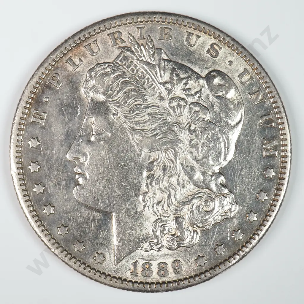 Morgan Dollar: 1889 S - Extremely Fine. C.V USD $146 ( NZD $255 ) Image 1++