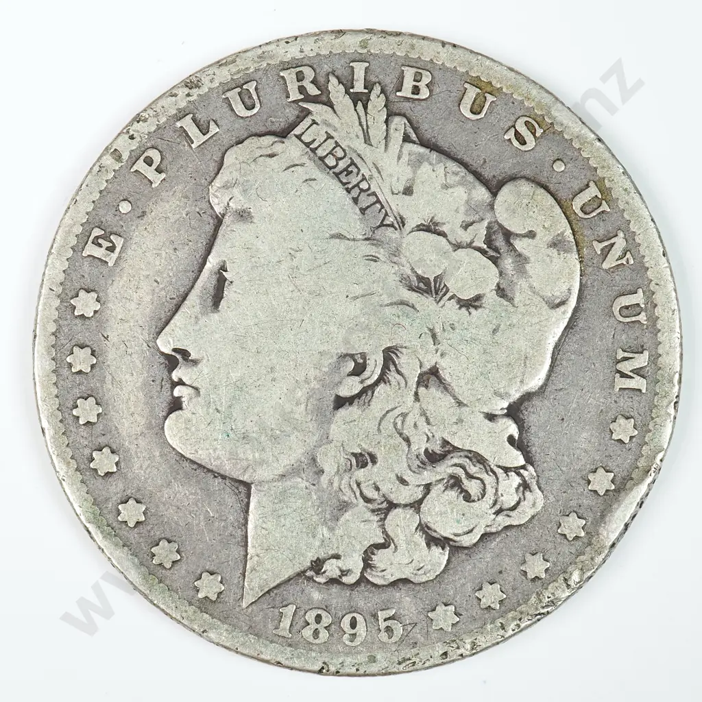 Morgan Dollar: 1895 O - Good. C.V USD $356 ( NZD $620 ) Image 1++