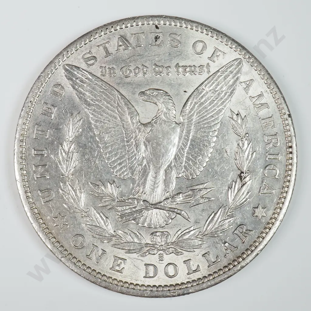 Morgan Dollar: 1901 S - Almost Uncirculated. C.V USD $356 ( NZD $620 ) Image 1++