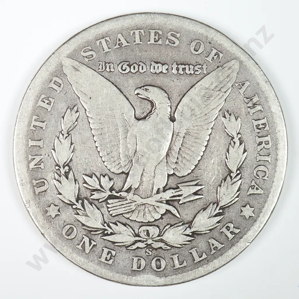 Morgan Dollar: 1902 S - Very Good. C.V USD $191 ( NZD $330 ) Image 1++