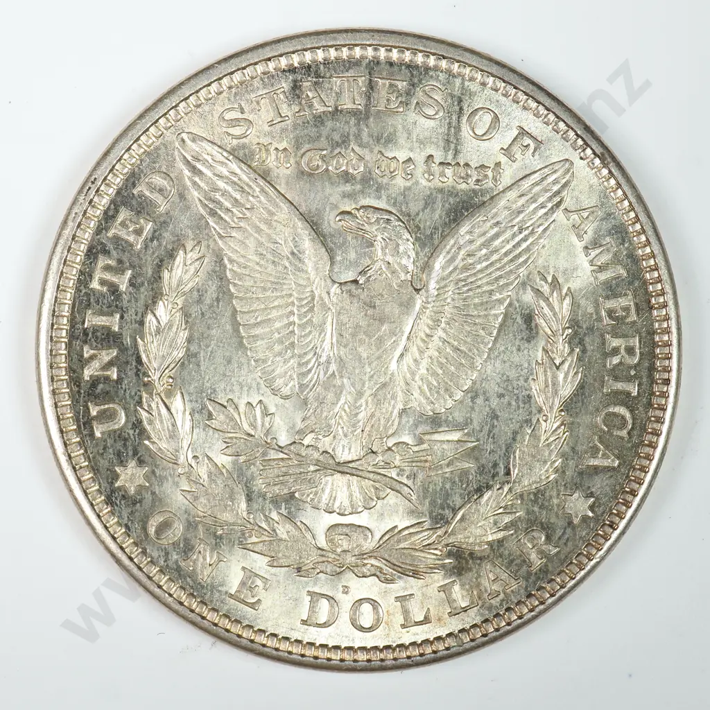 Morgan Dollar: 1921 D - MS60 C.V USD $116 ( NZD $200 ) MS65 C.V USD $655 ( NZD $1140 ) Image 1++