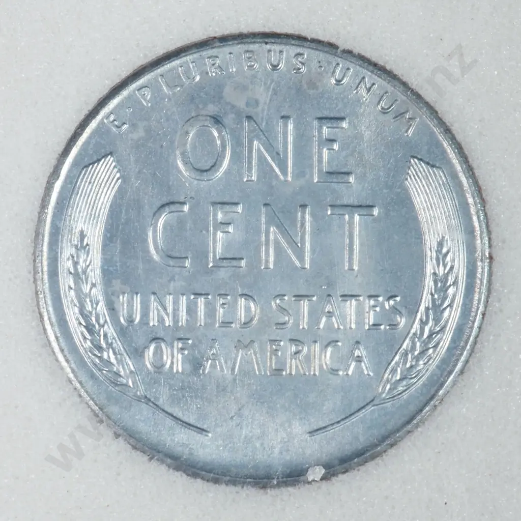 Slabbed And Graded Coin: 1943 S One Cent - MS70 C.V For MS65 USD $25 ( NZD $45 ) Image 1++