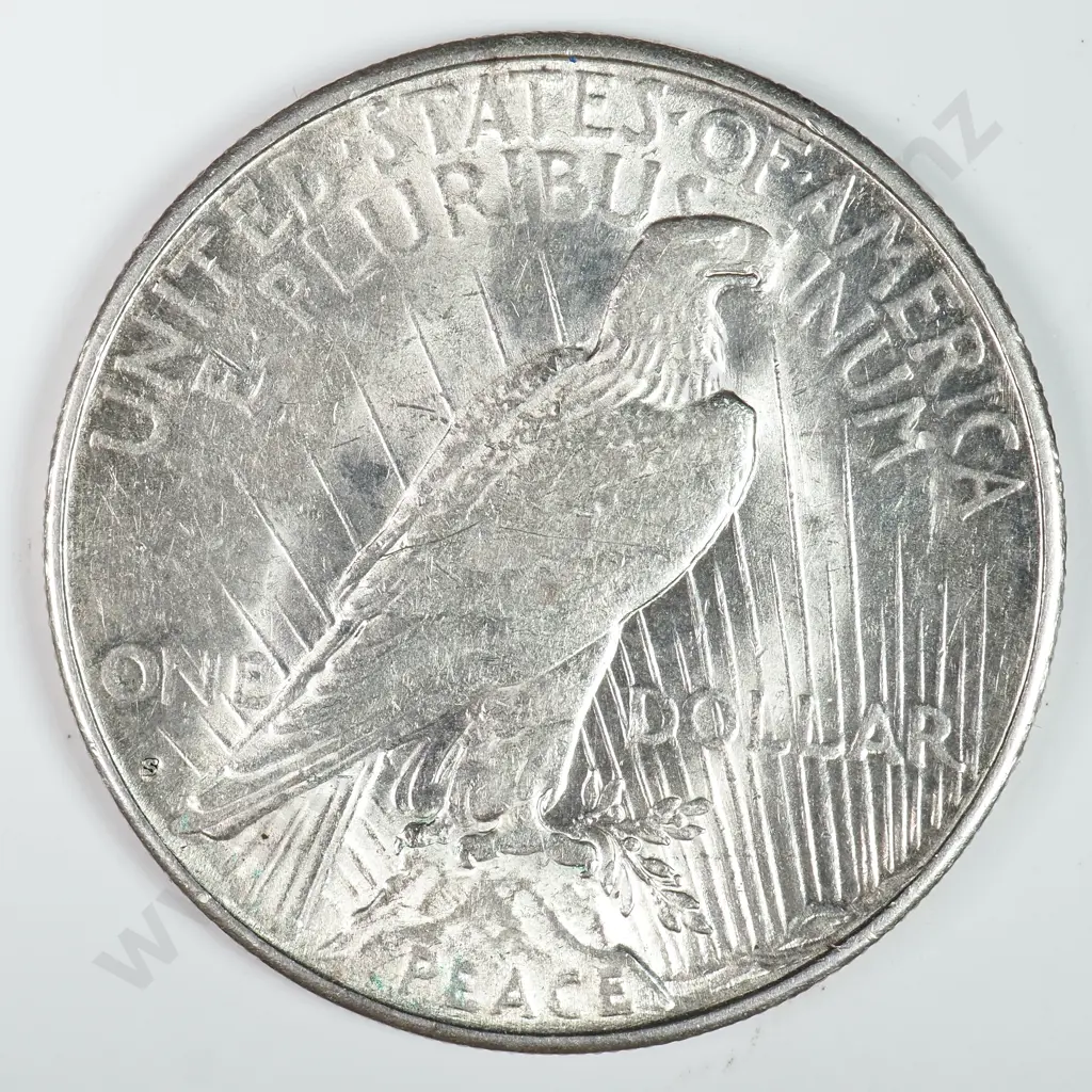 Peace Dollar: 1927 S - Extremely Fine. C.V USD $124 ( NZD $215 ) Image 1++