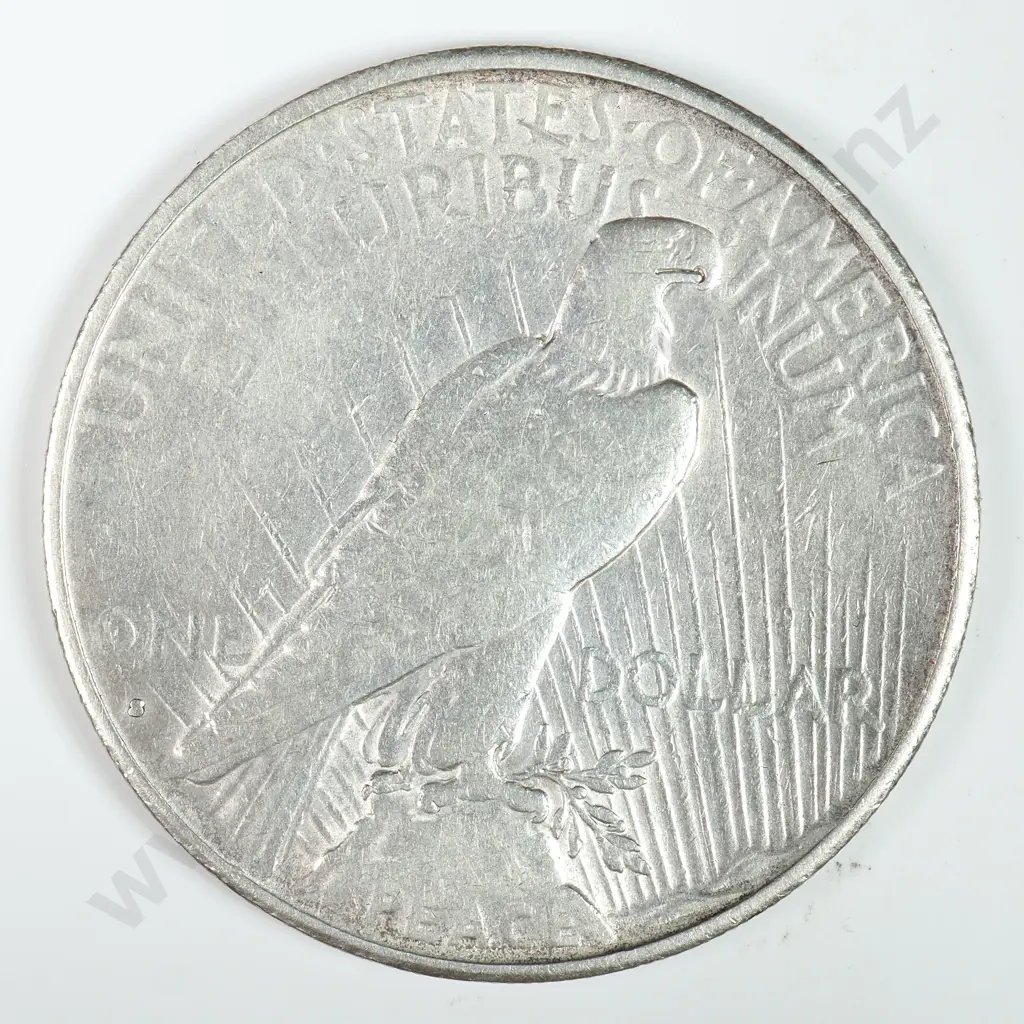 Peace Dollar: 1934 S - Very Fine. C.V USD $130 ( NZD $225 ) Image 1++