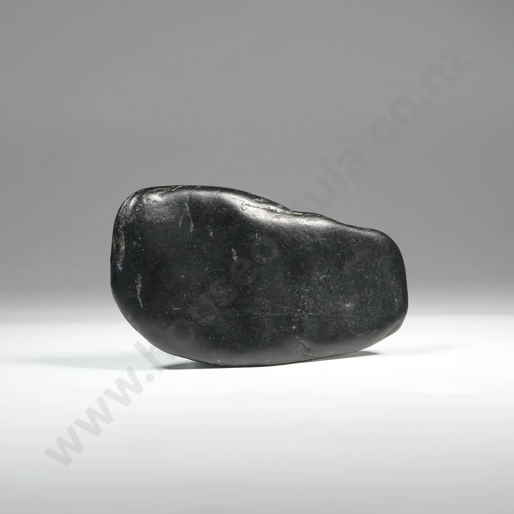 Smooth Dark Greenstone Piece Image 1++