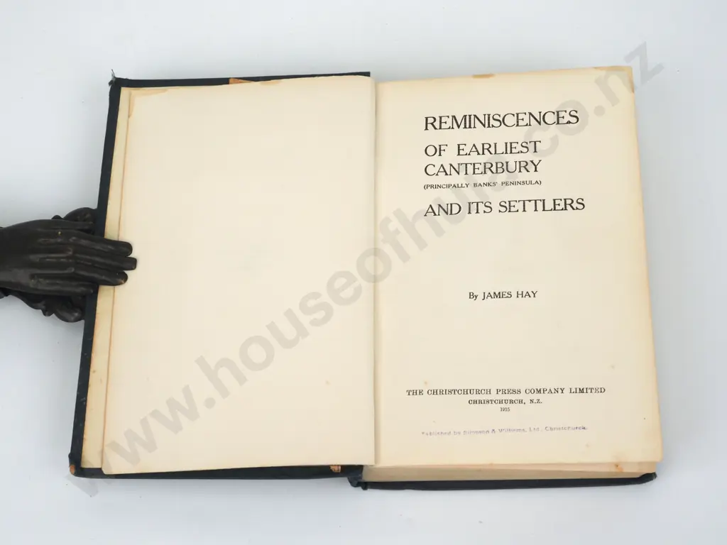 Hay, James; Earliest Canterbury Image 1++