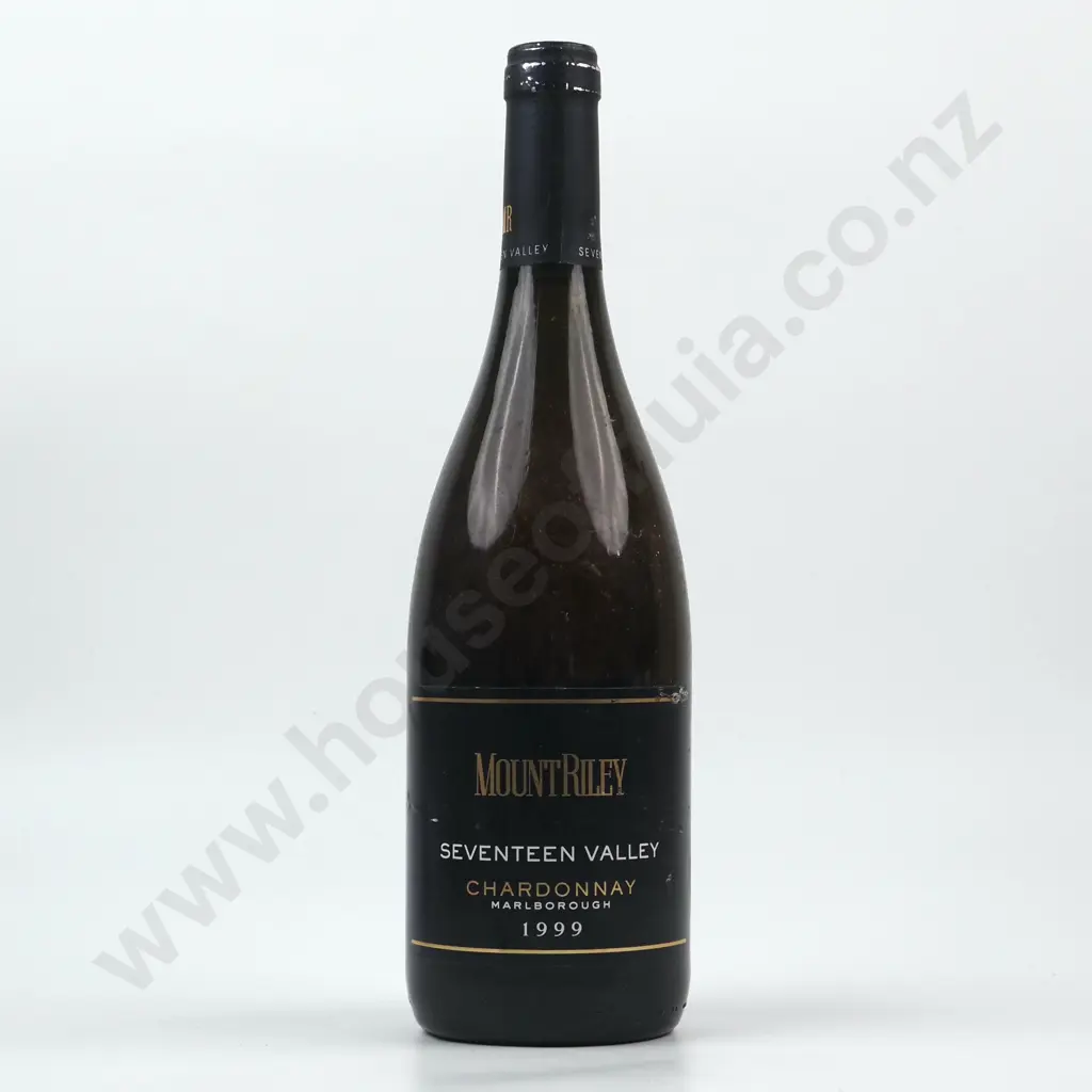 1999 Mount Riley Chardonnay - Marlborough. Image 1++