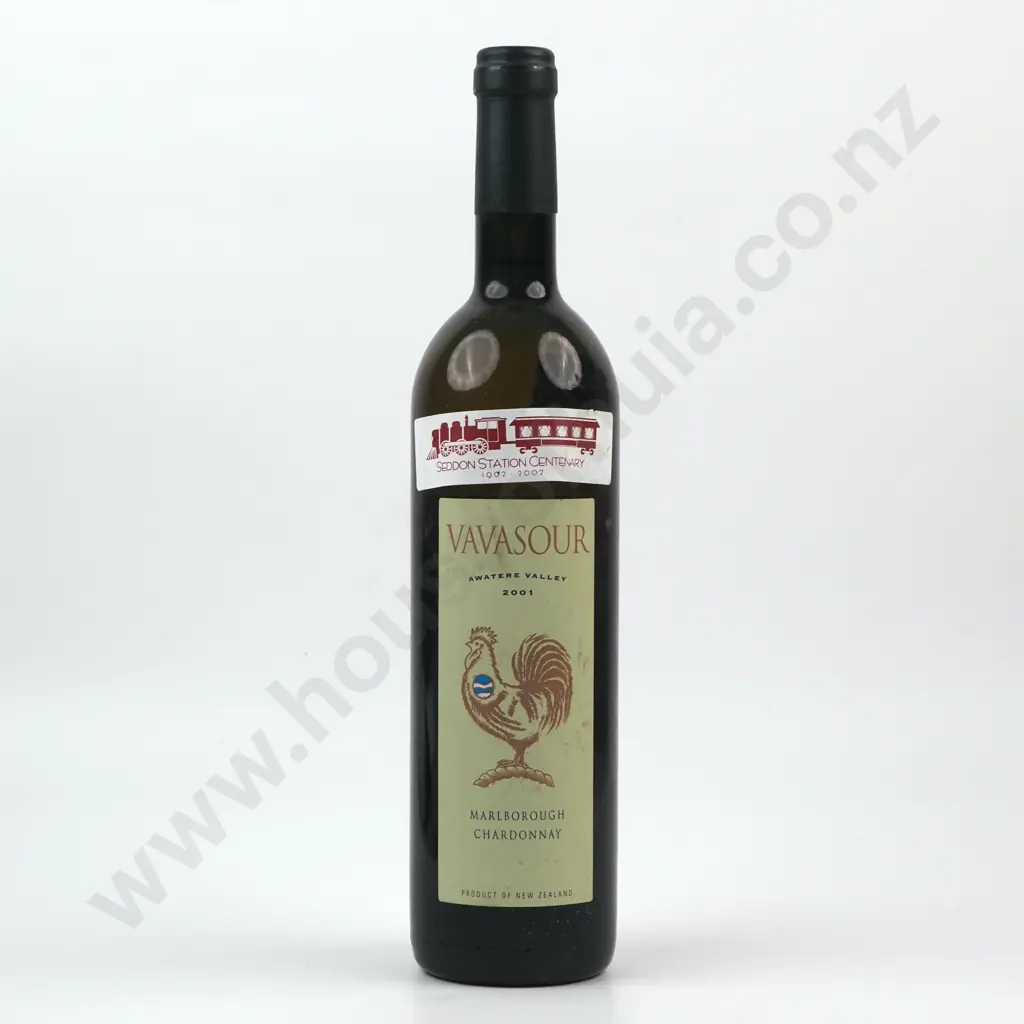 2001 Vavasour Awatere Valley Chardonnay - Marlborough. Image 1++