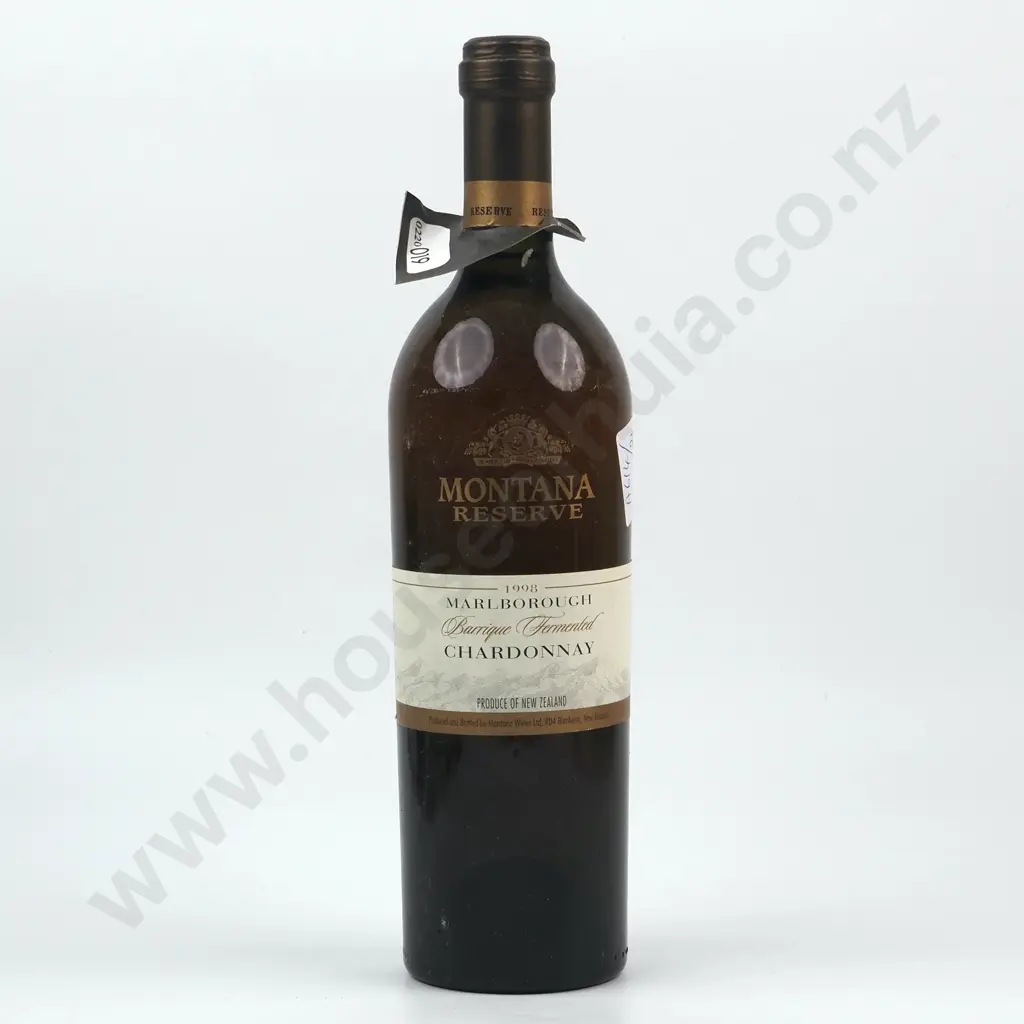 1998 Montana Barrique Fermented Reserve Chardonnay - Marlborough. Image 1++